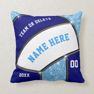Light und Navy Blue White, Senior Volleyball Gesch Kissen