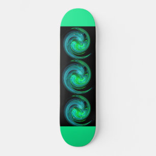 LIGHT VORTEX, schwarz, blau Skateboard