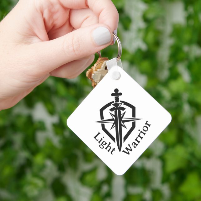 Light Warrior Sword And Shield Schlüsselanhänger (Hand)