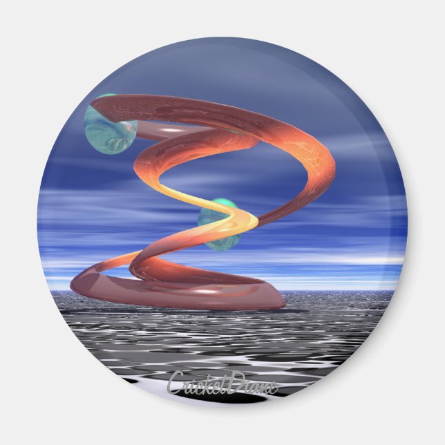 :Light Wave 5: Designer-Produkte von CricketDiane Magnet (Vorne)