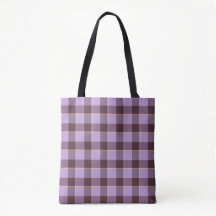 Light Wisteria and Livid Brown Plaid Purple