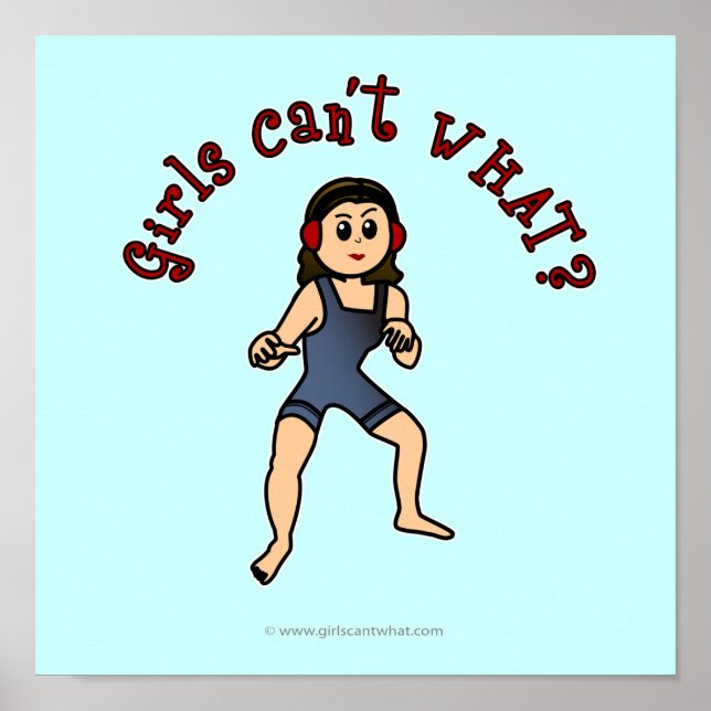 Light Womens Wrestling Poster (Vorne)