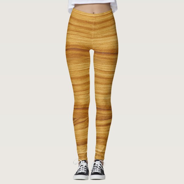Light Wood Grain Leggings (Vorderseite)