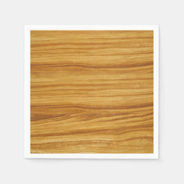 Light Wood Grain Serviette