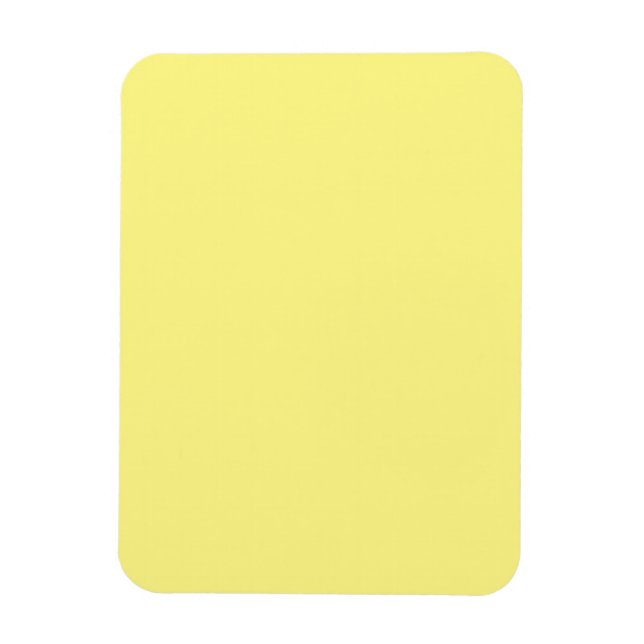 Light Yellow #FFF888, Marzipan Magnet (Vertikal)
