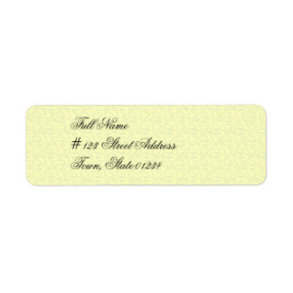Light Yellow Mailing Labels