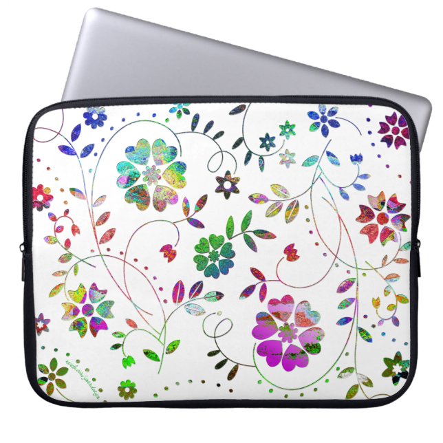 'LightBloom Laptopschutzhülle (Vorderseite)