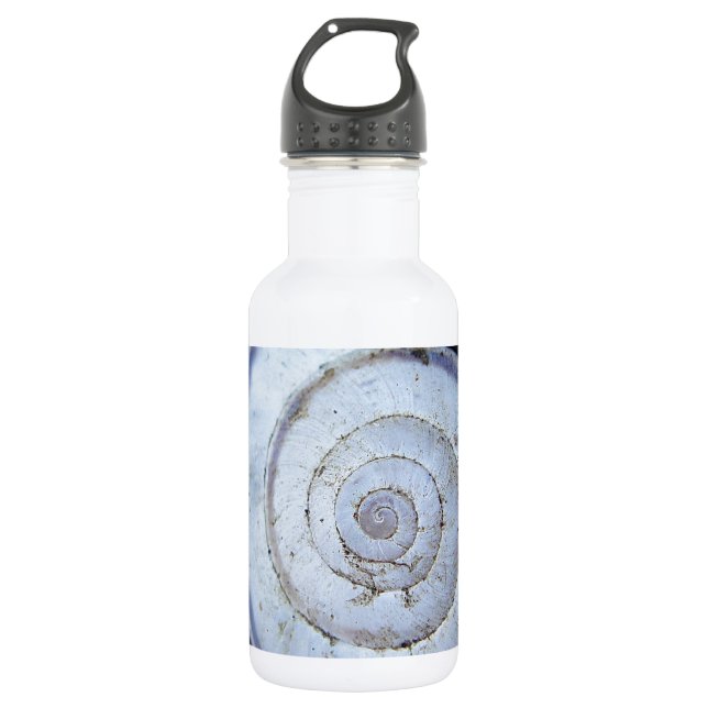 Lightbraune Schnecke Trinkflasche (Vorderseite)