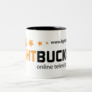 LightBuckets Logo-Tasse Zweifarbige Tasse