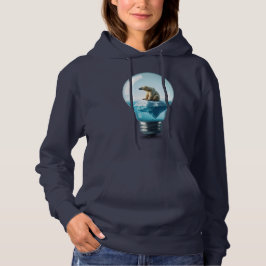 Lightbulb Iceberg - Polar Bear in a Lightbulb Hoodie