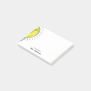 Lightbulb-Schule Post-it Klebezettel