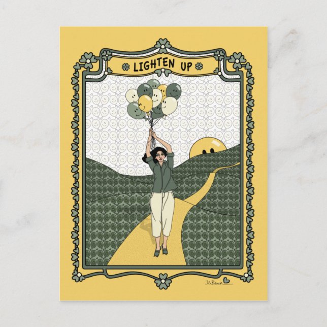 Lighten Up_C_ Postcard Postkarte (Vorderseite)