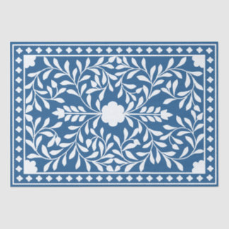 Lighter Blue traditional Bone Inlay Decouapage Seidenpapier