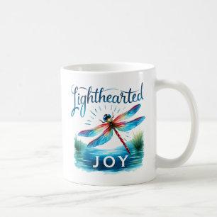 Lighthearted Joy - Artistic Dragonfly Kaffeetasse