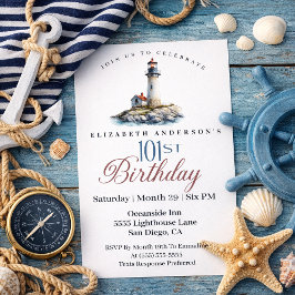Lighthouse 101st Birthday Einladung