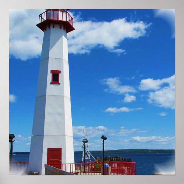 Lighthouse Art Poster Print (Vorne)