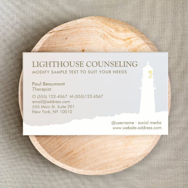 Lighthouse Business Card Visitenkarte (Von Creator hochgeladen)