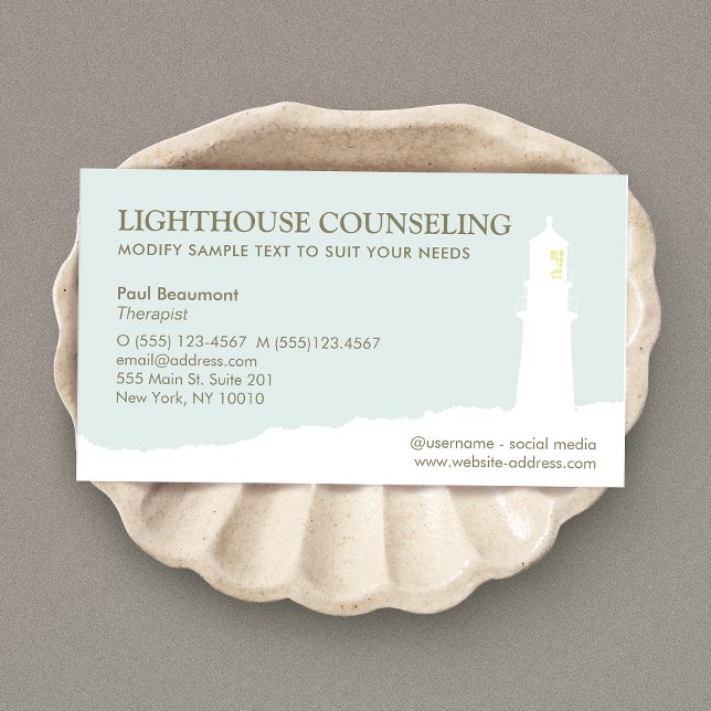 Lighthouse Business Card Visitenkarte (Von Creator hochgeladen)