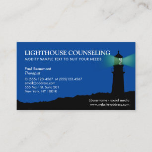 Lighthouse Business Card Visitenkarte