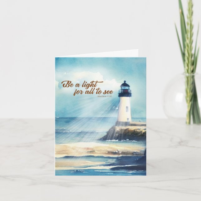 Lighthouse Christian Scripture Matthieu Soyez une  (Devant)