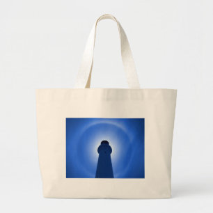 Lighthouse Effect - Blue Jumbo Stoffbeutel