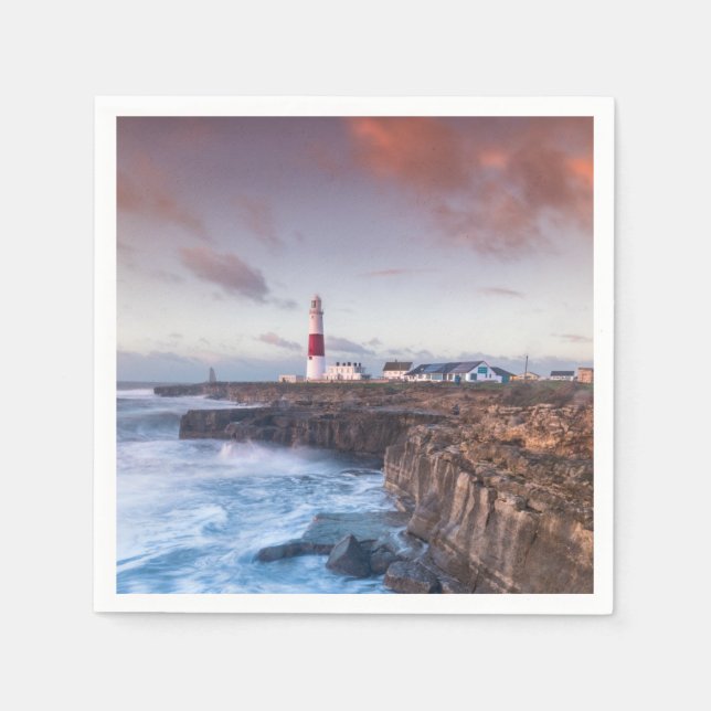 Lighthouse England Serviette (Vorderseite)