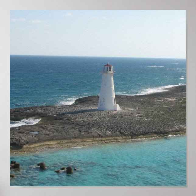 Lighthouse Foto Poster Print (Vorne)