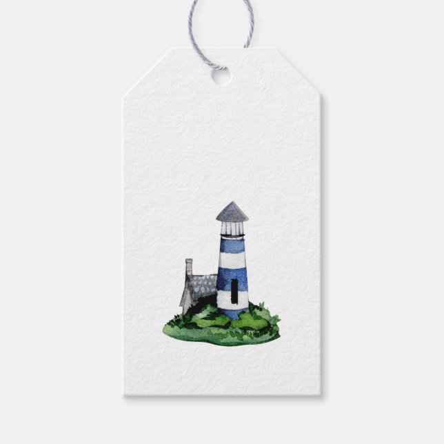 Lighthouse Gift Tags Geschenkanhänger (Vorderseite)