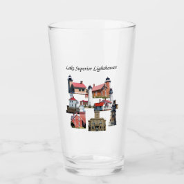 Lighthouse Lake Superior Glas