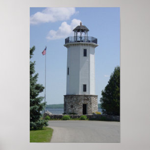 Lighthouse Lakeside Park Poster