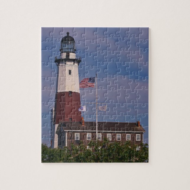 Lighthouse Montauk auf Long Island New York (Vertikal)