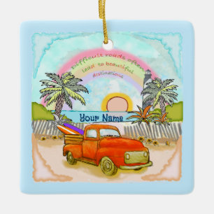 Lighthouse-Ornament für LKW-Surfer Keramikornament