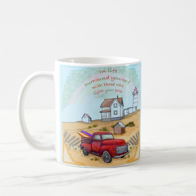 Lighthouse Path  Kaffeetasse (Links)