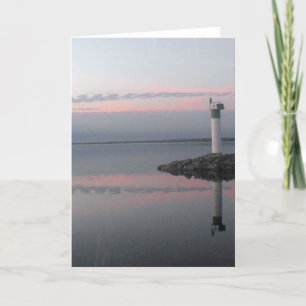 Lighthouse Reflections  Greeting Card Karte