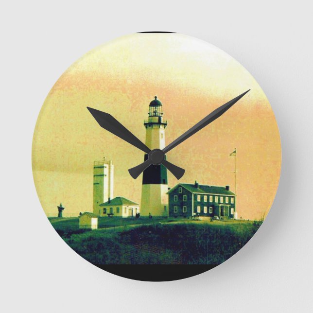 lighthouse runde wanduhr (Vorderseite)