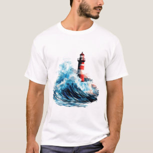 Lighthouse Sea World Ocean Beauty Discovery T-Shirt