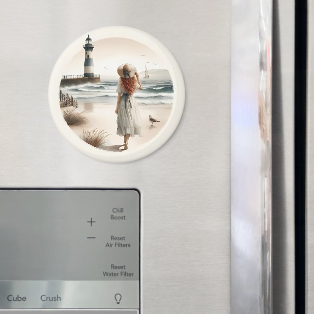 Lighthouse Seaside Magnet (In Situ (Kühlschrank))