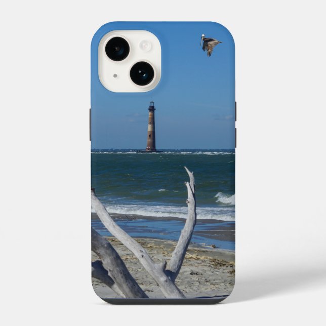 Lighthouse Sightseeing iPhone Case 14 Hülle (Rückseite)