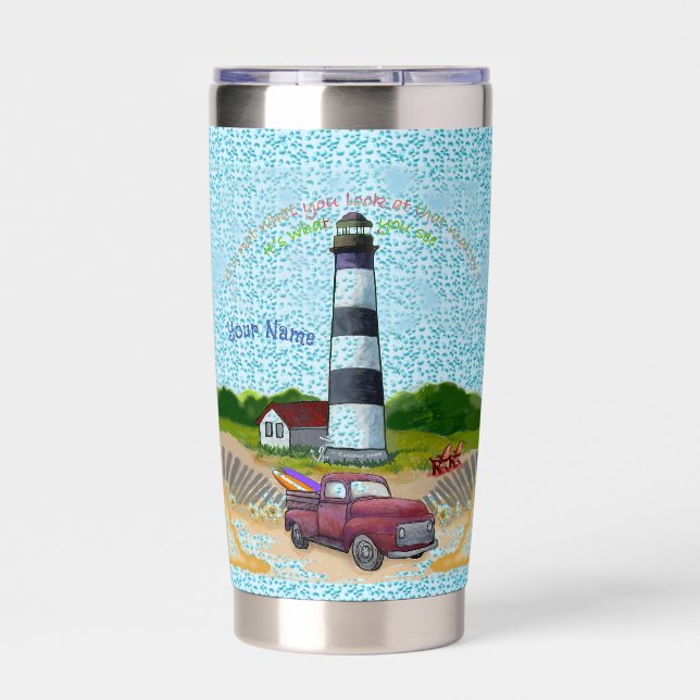 Lighthouse Truck Choice   Thermobecher (Vorderseite)