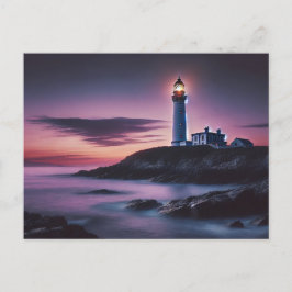 Lighthouse Twilight Postkarte