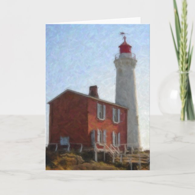 "Lighthouse" Victoria, BC Carte de voeux (Devant)
