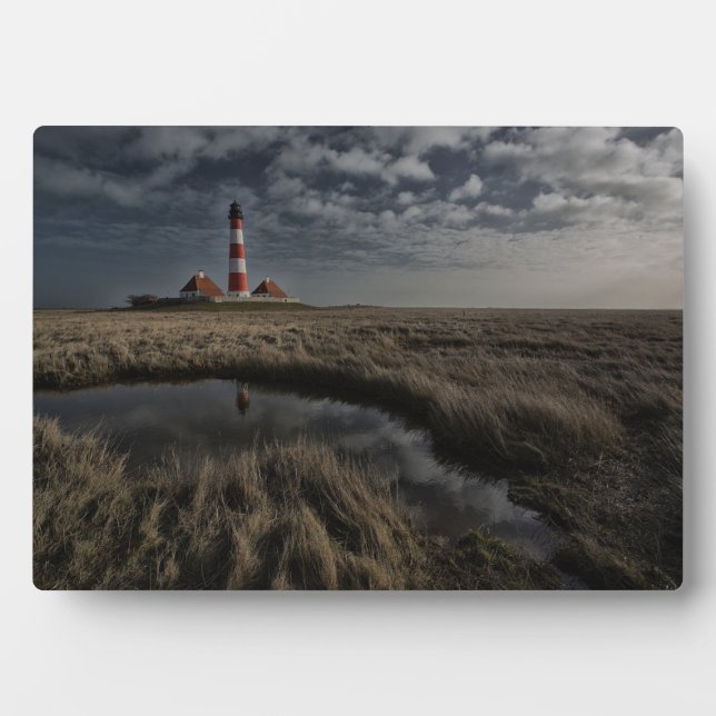 Lighthouse Westerhever Fotoplatte (Vorderseite)
