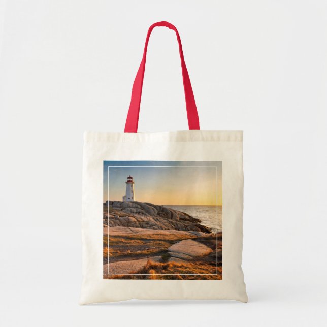 Lighthousen Peggy’s Cove Nova Scotia Tragetasche (Vorne)