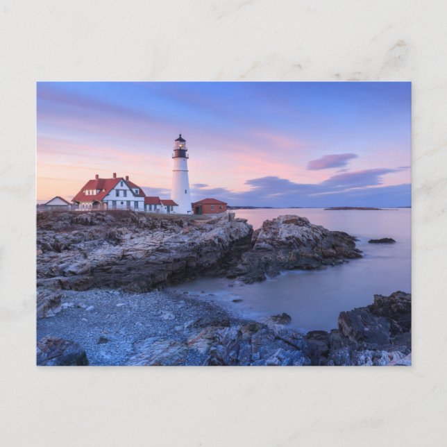 Lighthouses | Cape Elizabeth, Maine Postkarte (Vorderseite)