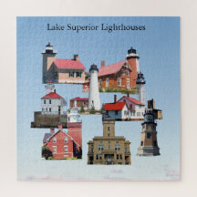 Lighthouses-Puzzle im Lake Superior