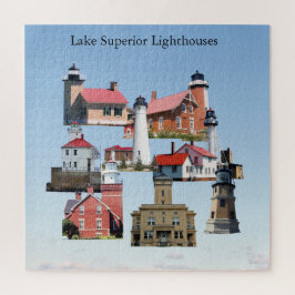 Lighthouses-Puzzle im Lake Superior
