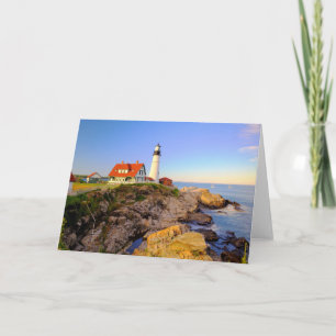 Lighthouses Rockport Lighthouse Maine Karte