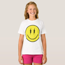 Lighting Bolt Eyes Emoji Yellow Face Emoticon