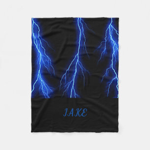 Lighting Streik Fleece Decke.
