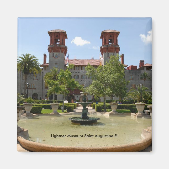 Lightner Museum Saint Augustine Fl Magnet (Vorne)